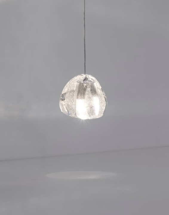 Mizu - Terzani - lampa wisząca – kolor Srebrny pył (nr kat. 0R01SE8F4F)