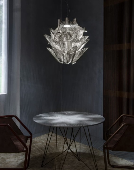 Moiré - Terzani - lampa wisząca – kolor Niklowany (nr kat. 0M10SE7C8F)
