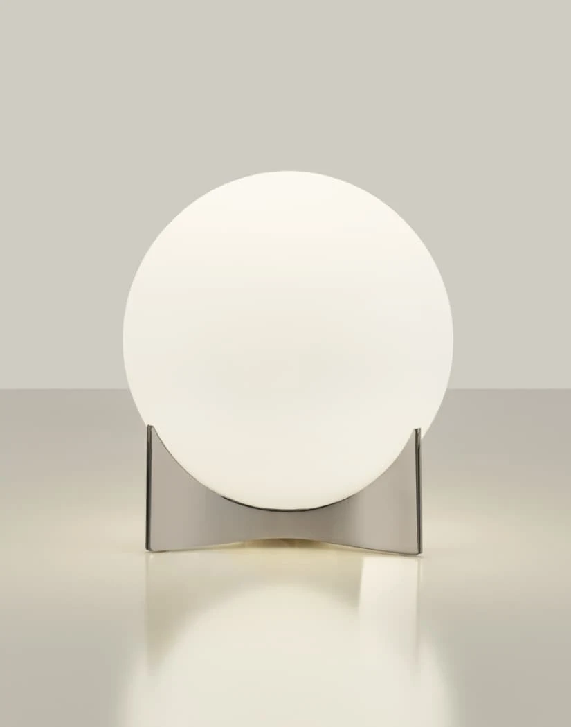 Oscar - Terzani - lampa stołowa – kolor Niklowany (nr kat. 0C02BE7F5F)