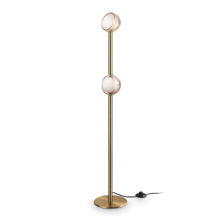 Bloom PT2 - Ideal Lux - lampa stojąca – kolor Mosiądz (nr kat. 366616)