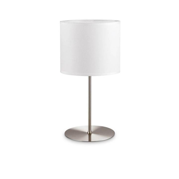 Set Up MTL1 Big - Ideal Lux - lampa stołowa – kolor Nikiel (nr kat. 259949)