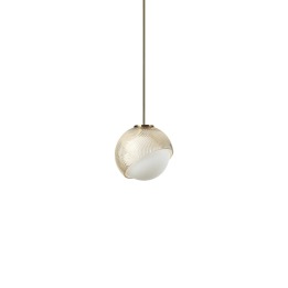 Bloom SP1 D17 - Ideal Lux - lampa wisząca – kolor Mosiądz (nr kat. 366647)