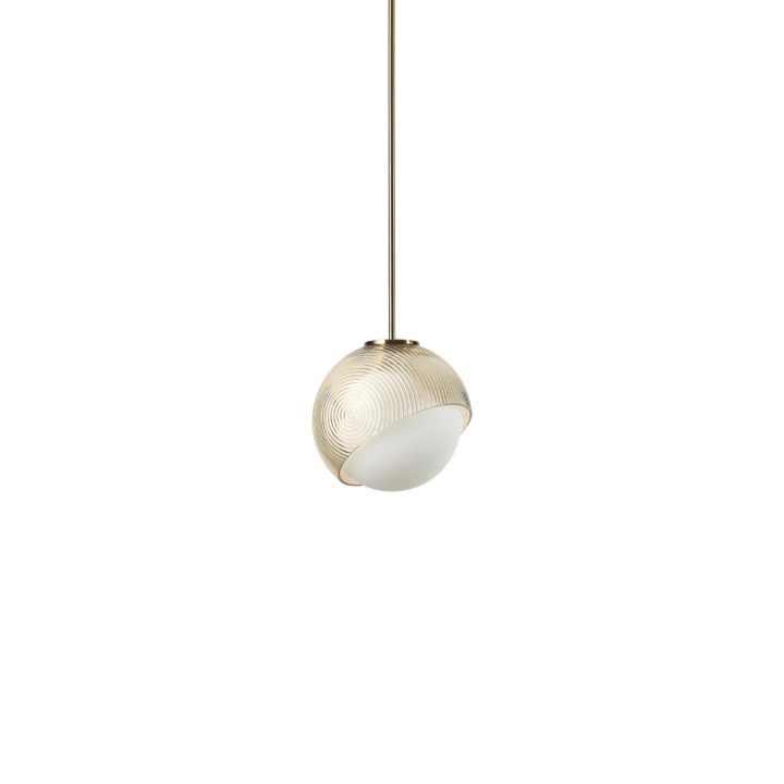 Bloom SP1 D17 - Ideal Lux - lampa wisząca – kolor Mosiądz (nr kat. 366647)