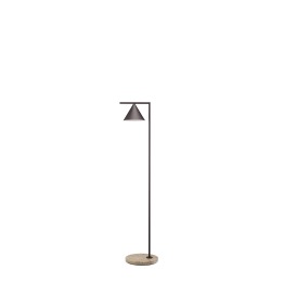 Captain Flint Floor Outdoor - Flos - lampa podłogowa zewnętrzna – kolor Ciemnobrązowy / trawertyn imperiale (nr kat. F011A21F018