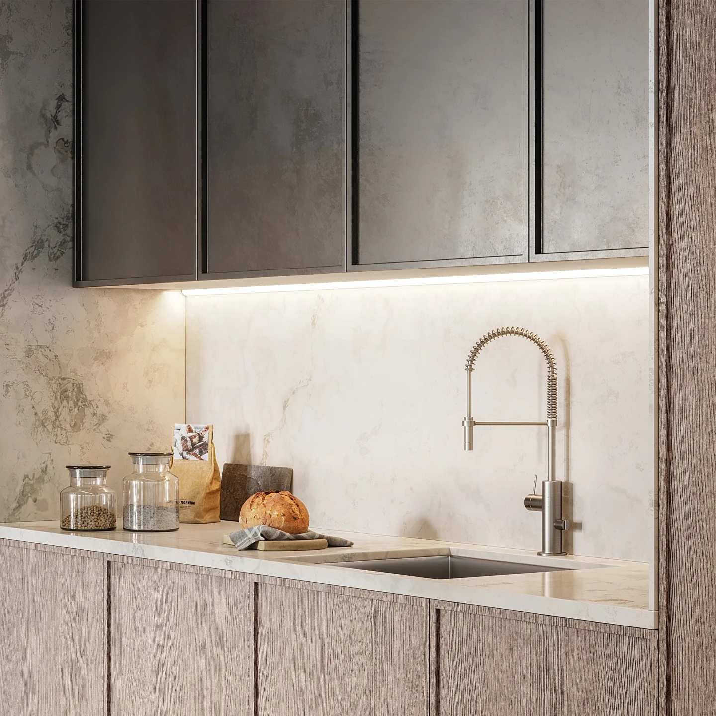 Slot Ang Tondo D16XD16 2000 Mm - Ideal Lux - moduł systemu szynowego – zdjęcie 3