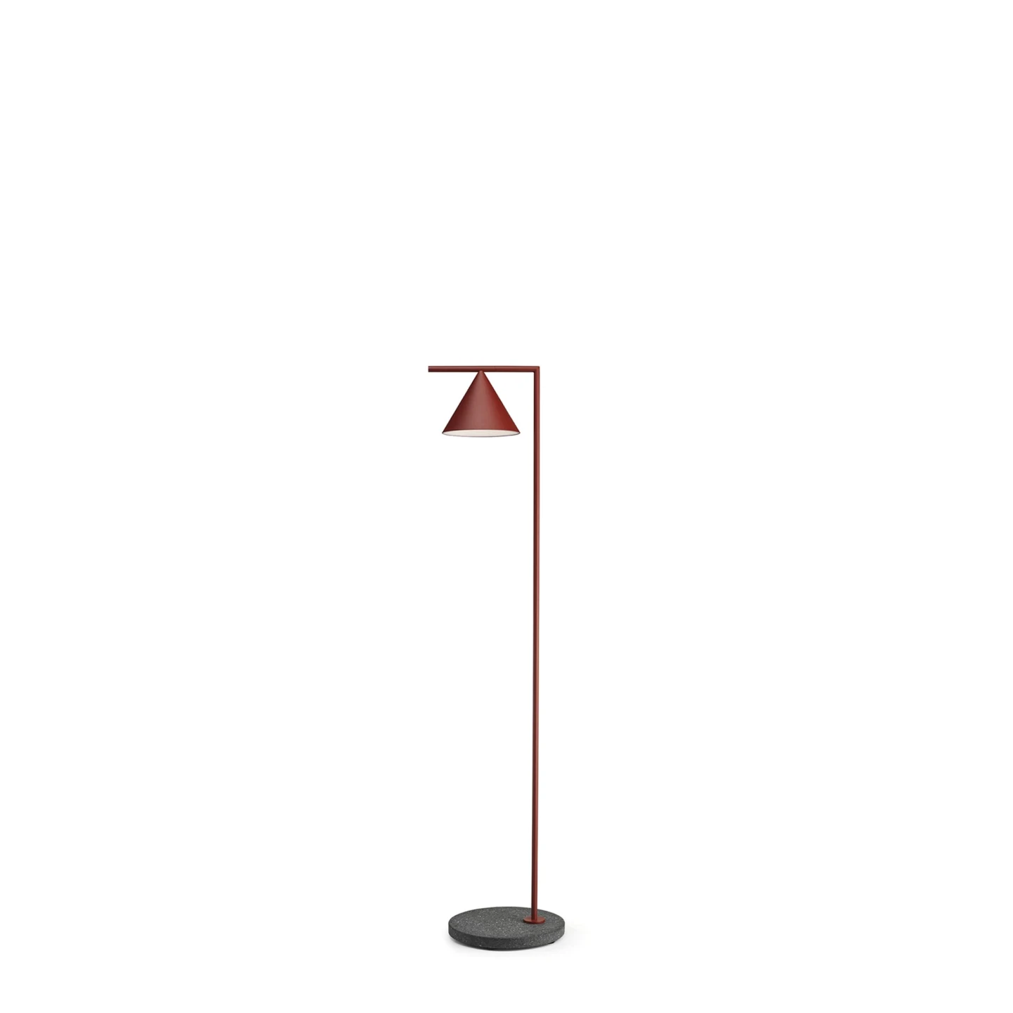 Captain Flint Floor Outdoor - Flos - lampa podłogowa zewnętrzna – kolor Burgund / czarna lawa (nr kat. F011A22F037.A)