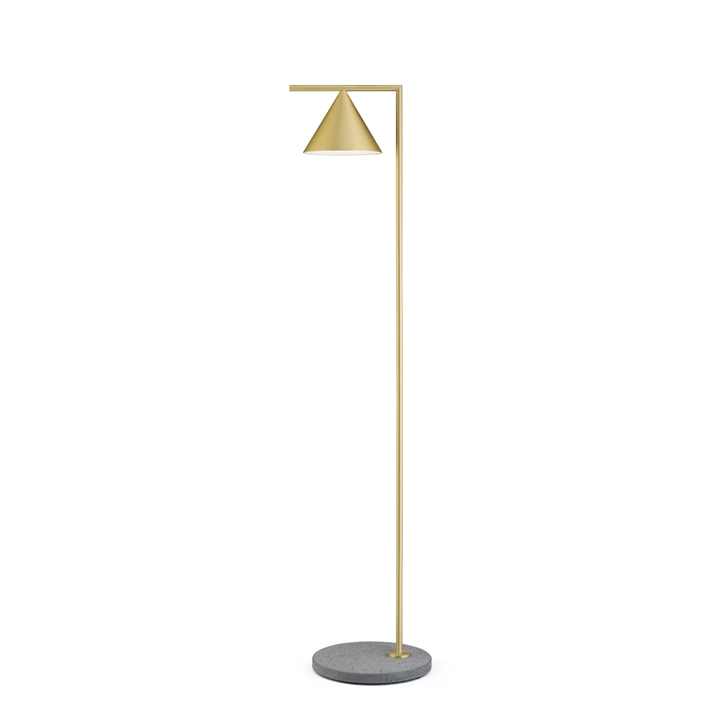 Captain Flint Floor Outdoor - Flos - lampa podłogowa zewnętrzna – kolor Mosiężny / szara lawa (nr kat. F011A23F059.A)