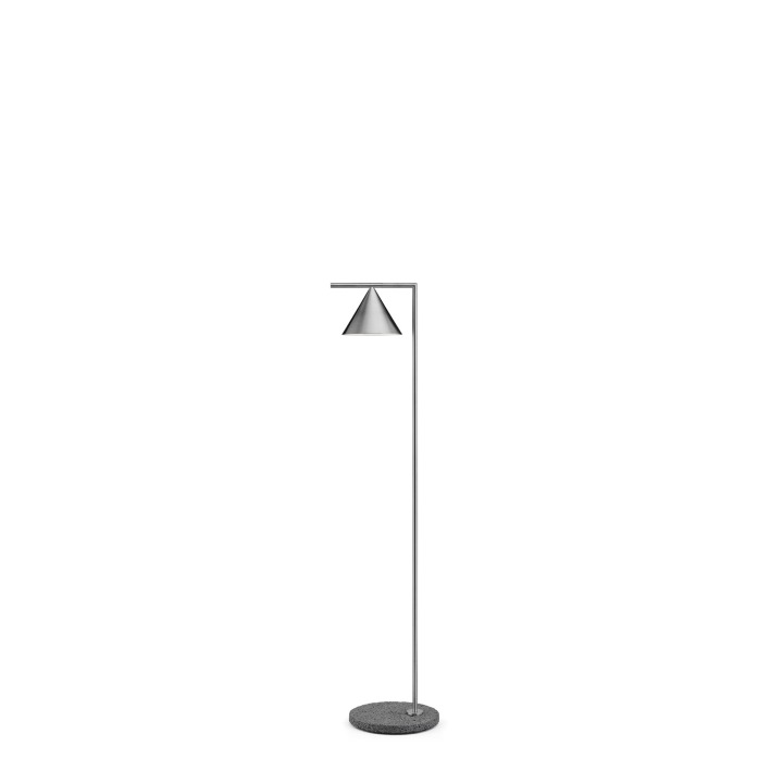 Captain Flint Floor Outdoor - Flos - lampa podłogowa zewnętrzna – kolor Stal szczotkowana / occhio di pernice (nr kat. F011A24F0