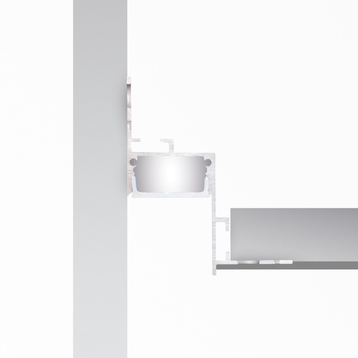 Slot Rec Trimless D43XD51 3000 Mm Al - Ideal Lux - moduł systemu szynowego – zdjęcie 2