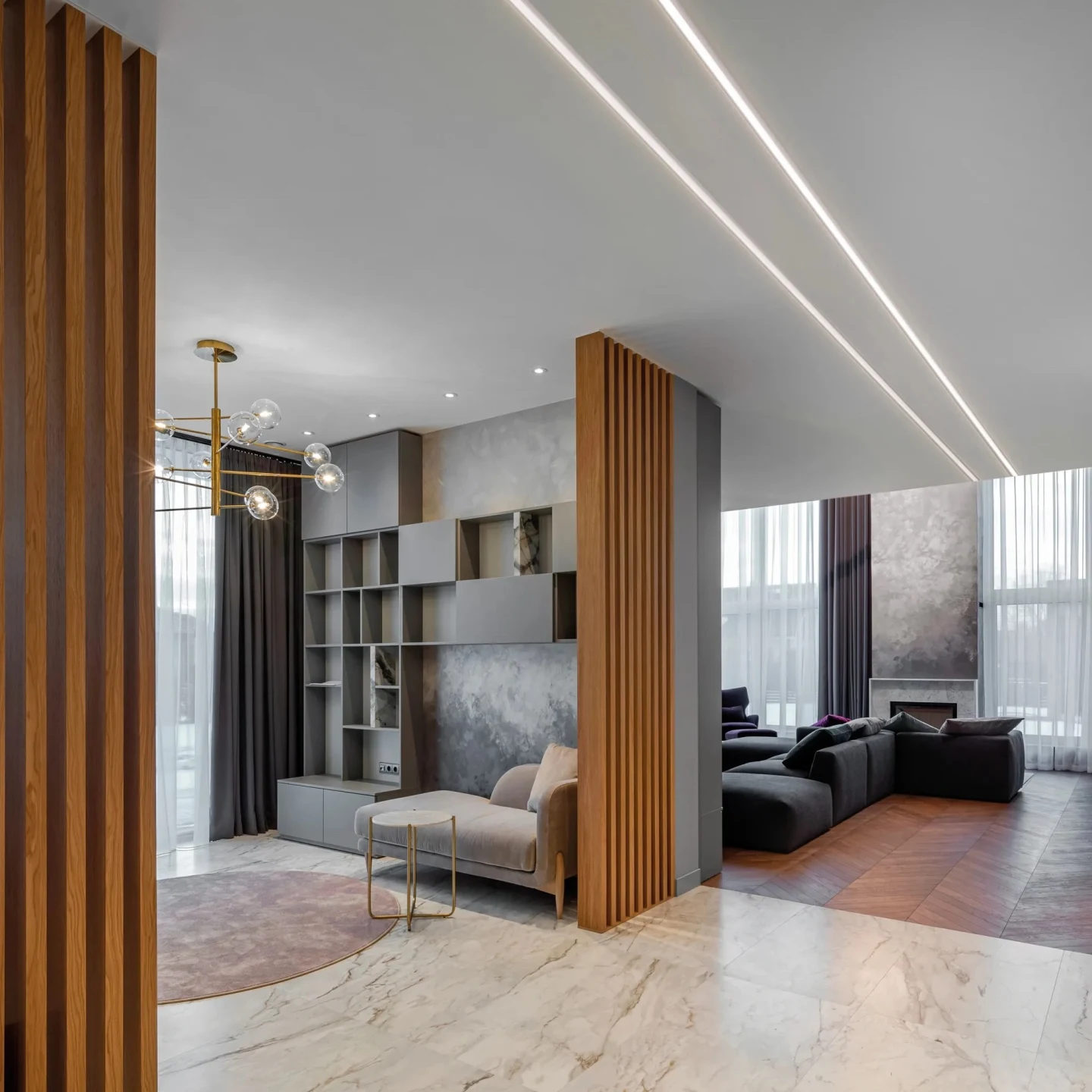 Slot Sur D15XD5 2000 Mm Al - Ideal Lux - moduł systemu szynowego – zdjęcie 3
