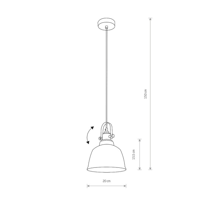 Lampa wisząca AMALFI I M - Nowodvorski – zdjęcie 3
