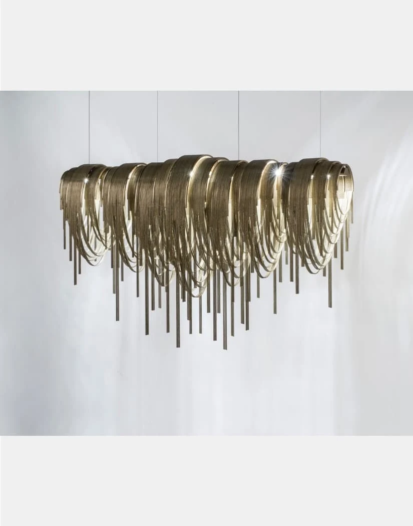 Volver Linear M (132 cm) - Terzani - żyrandol liniowy – zdjęcie 9