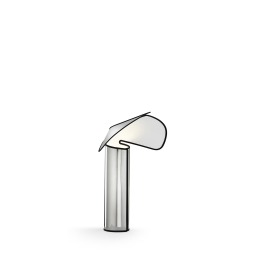 Chiara Table - Flos - lampa biurkowa – kolor Aluminium / antracyt (nr kat. F1595004)