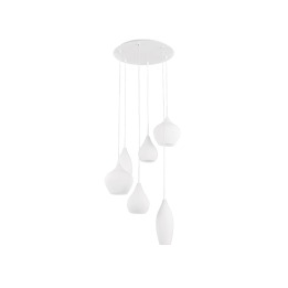 Soft SP6 - Ideal Lux - lampa wisząca – kolor Biały (nr kat. 087818)