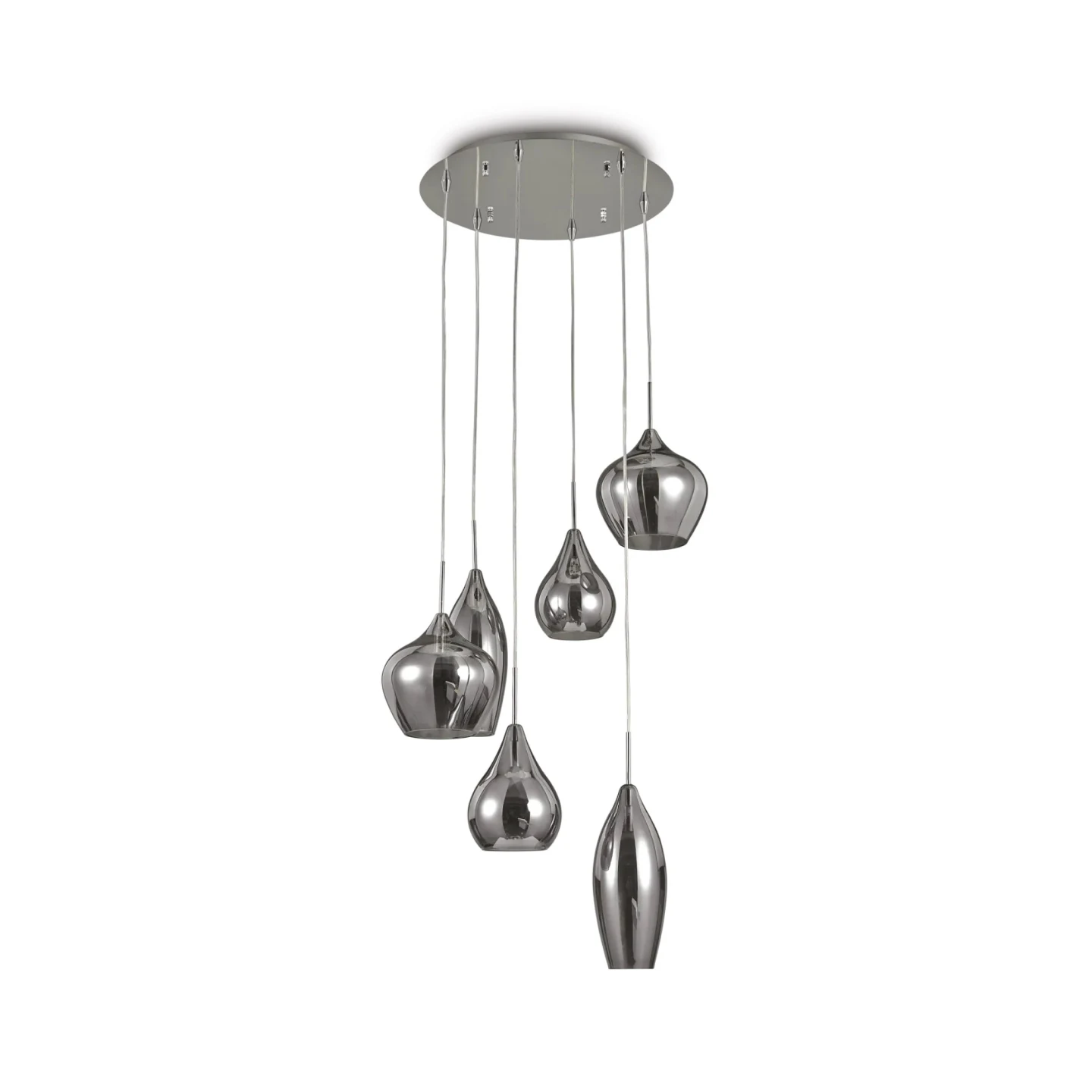 Soft SP6 - Ideal Lux - lampa wisząca – kolor Dymny (nr kat. 111841)