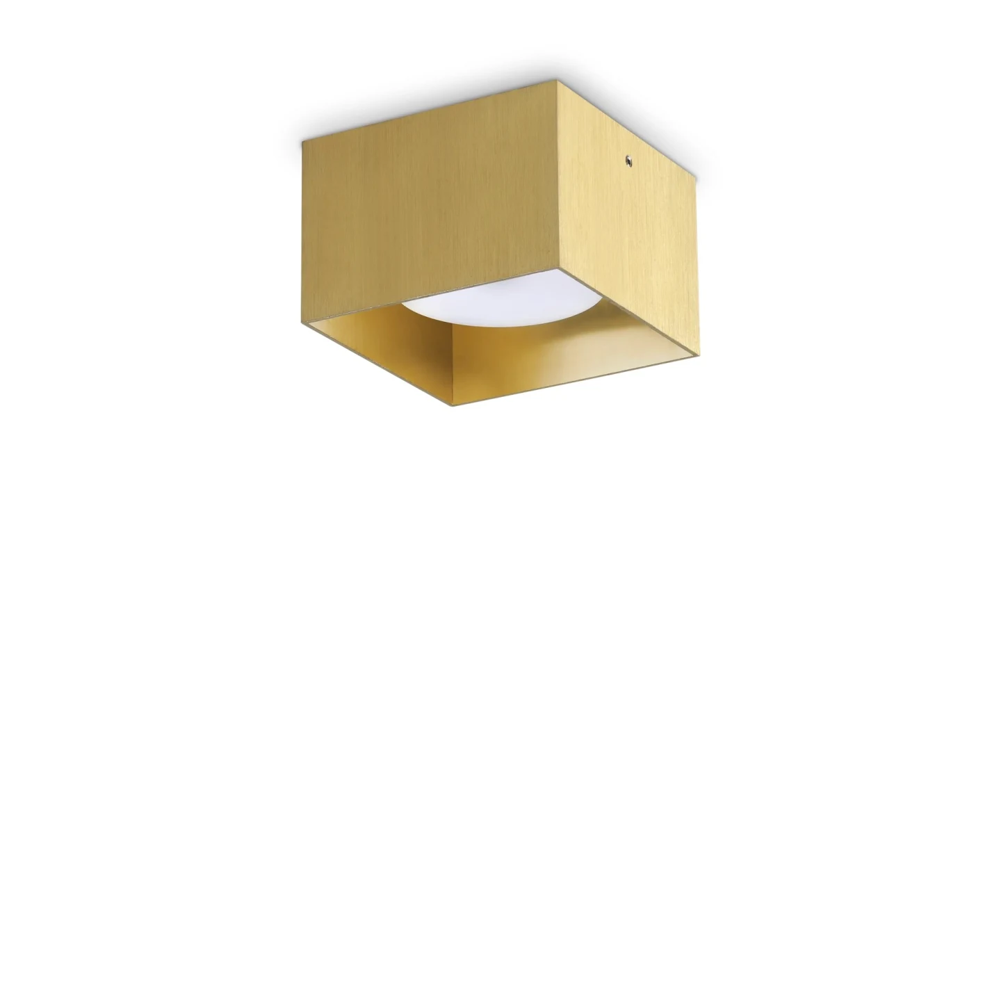 Spike PL1 Square - Ideal Lux - plafon – kolor Mosiądz (nr kat. 317502)