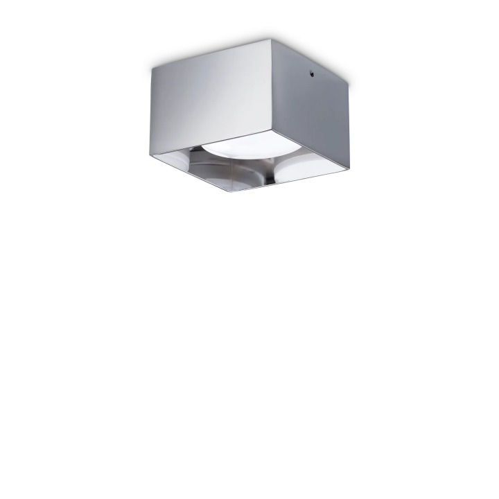 Spike PL1 Square - Ideal Lux - plafon – kolor Chrom (nr kat. 328799)