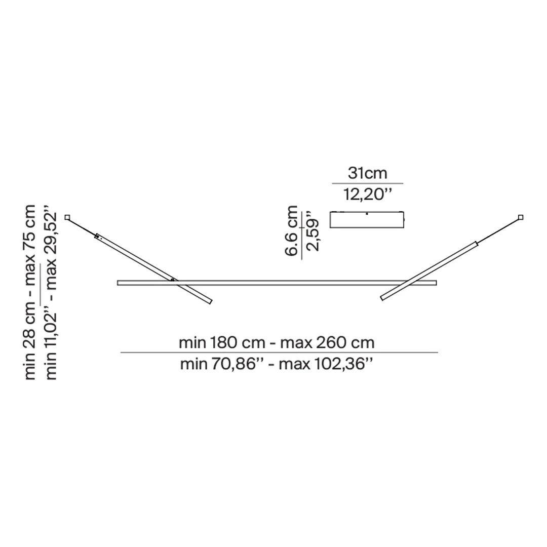 Across dł. 180 - Luceplan - lampa wisząca (nr kat. 1A080SW20002) – zdjęcie 7