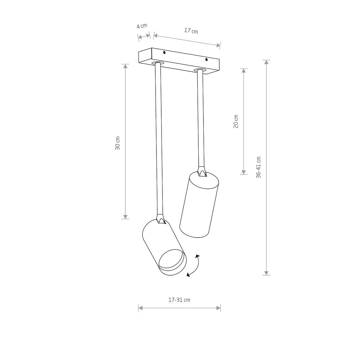 Lampa sufitowa MONO LONG II - Nowodvorski – zdjęcie 4