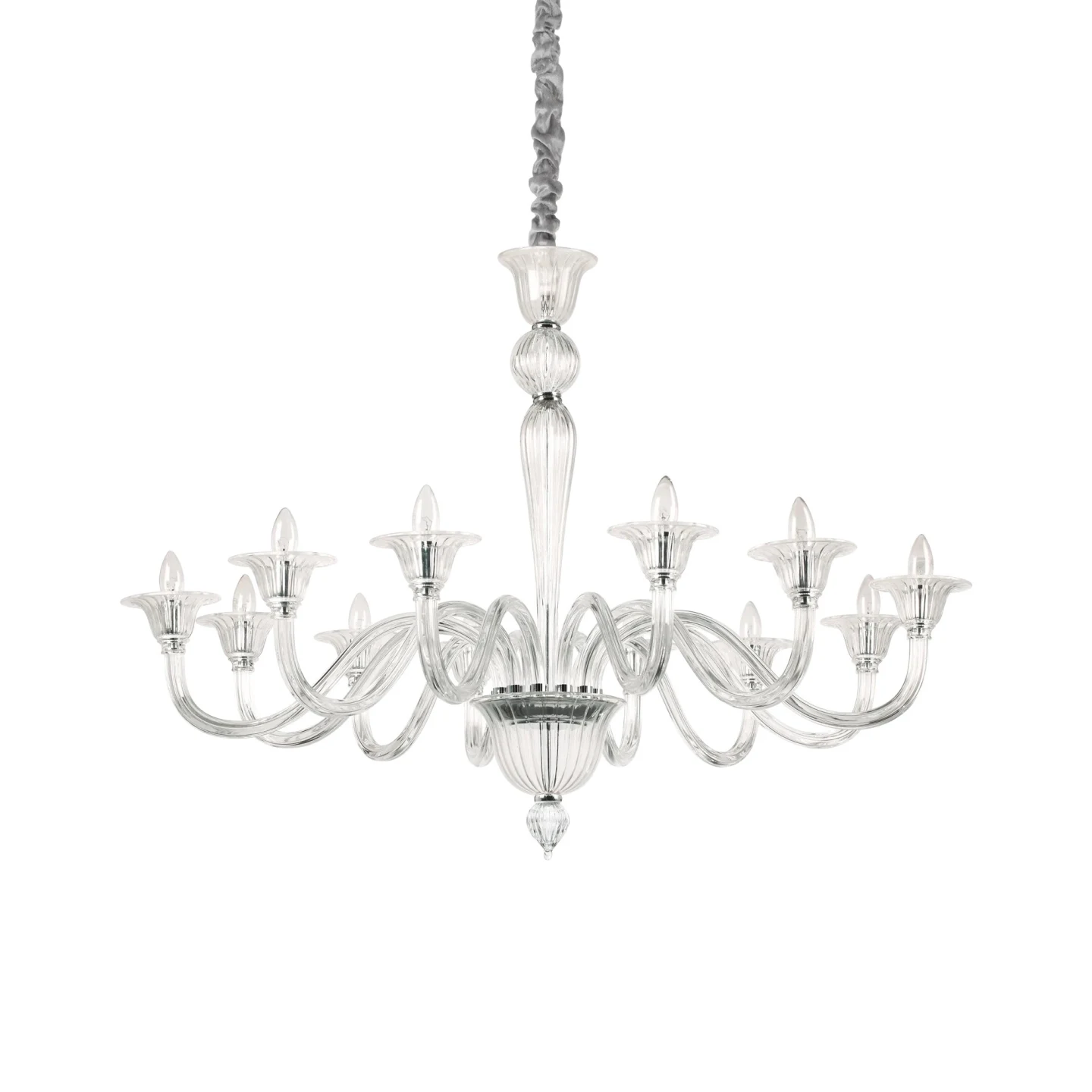 Brigitta SP12 - Ideal Lux - lampa wisząca – kolor Przezroczysty (nr kat. 199375)