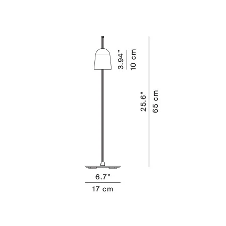 Ascent z podstawą - Luceplan - lampa stołowa – zdjęcie 6