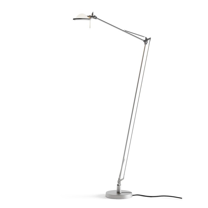 Berenice - Luceplan - lampa podłogowa – kolor Aluminium (nr kat. LP-D12NT-ALU-WHITE)