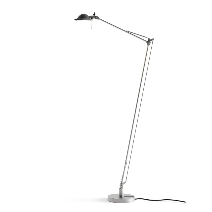 Berenice - Luceplan - lampa podłogowa – kolor Aluminium (nr kat. LP-D12NT-ALU-BLACK)