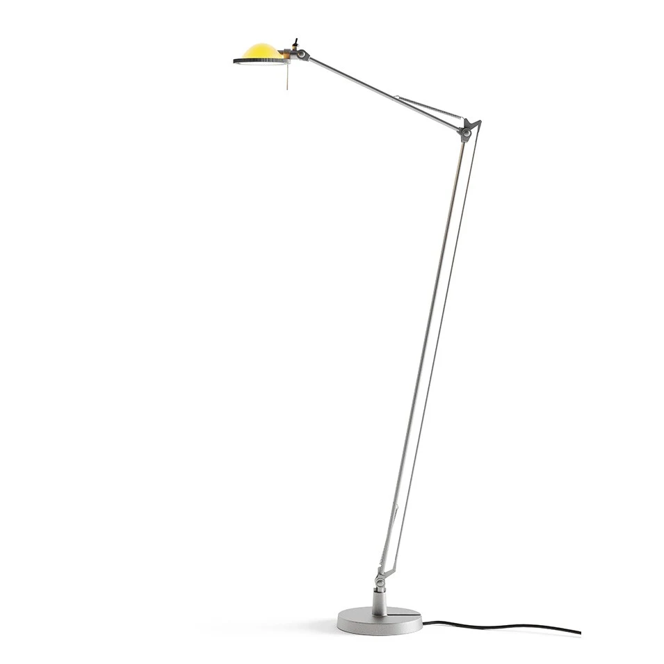 Berenice - Luceplan - lampa podłogowa – kolor Aluminium (nr kat. LP-D12NT-ALU-YELLOW)