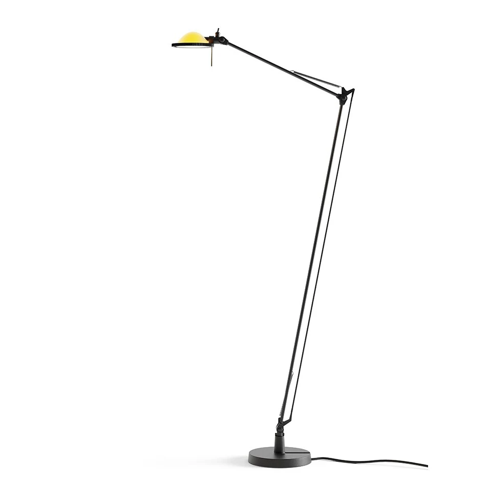 Berenice - Luceplan - lampa podłogowa – kolor Czarny (nr kat. LP-D12NT-BLACK-YELLOW)