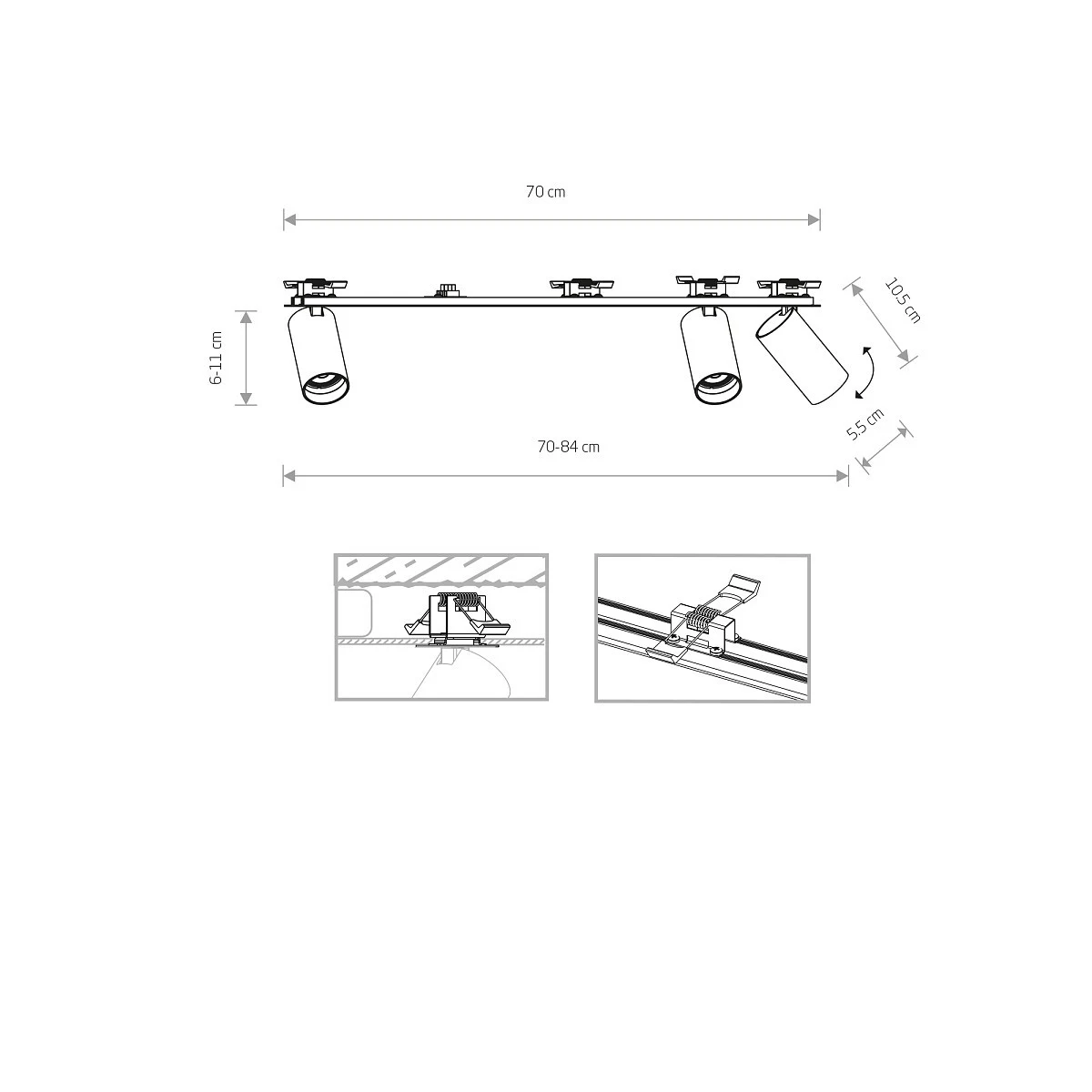 Lampa podtynkowa MONO SURFACE IIII - Nowodvorski – zdjęcie 5