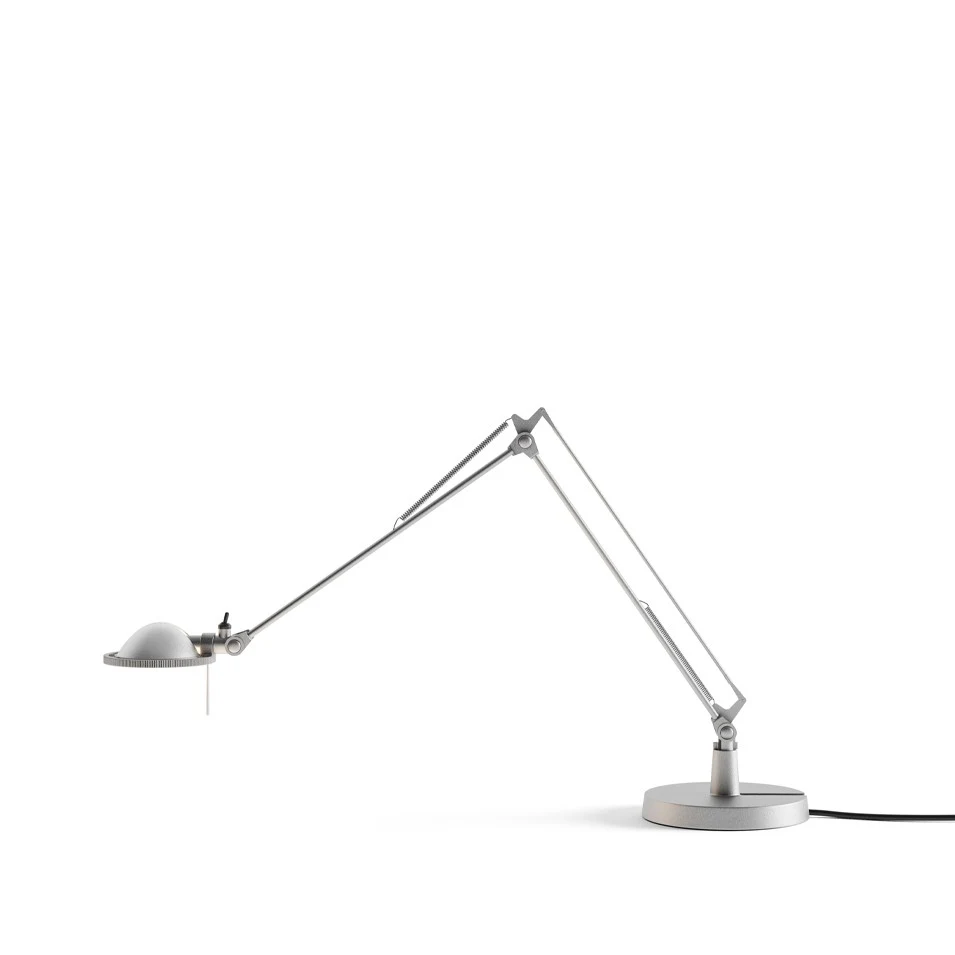 Berenice ramiona 30+30 cm - Luceplan - lampa stołowa – kolor Aluminium (nr kat. 1D120=P0N020)