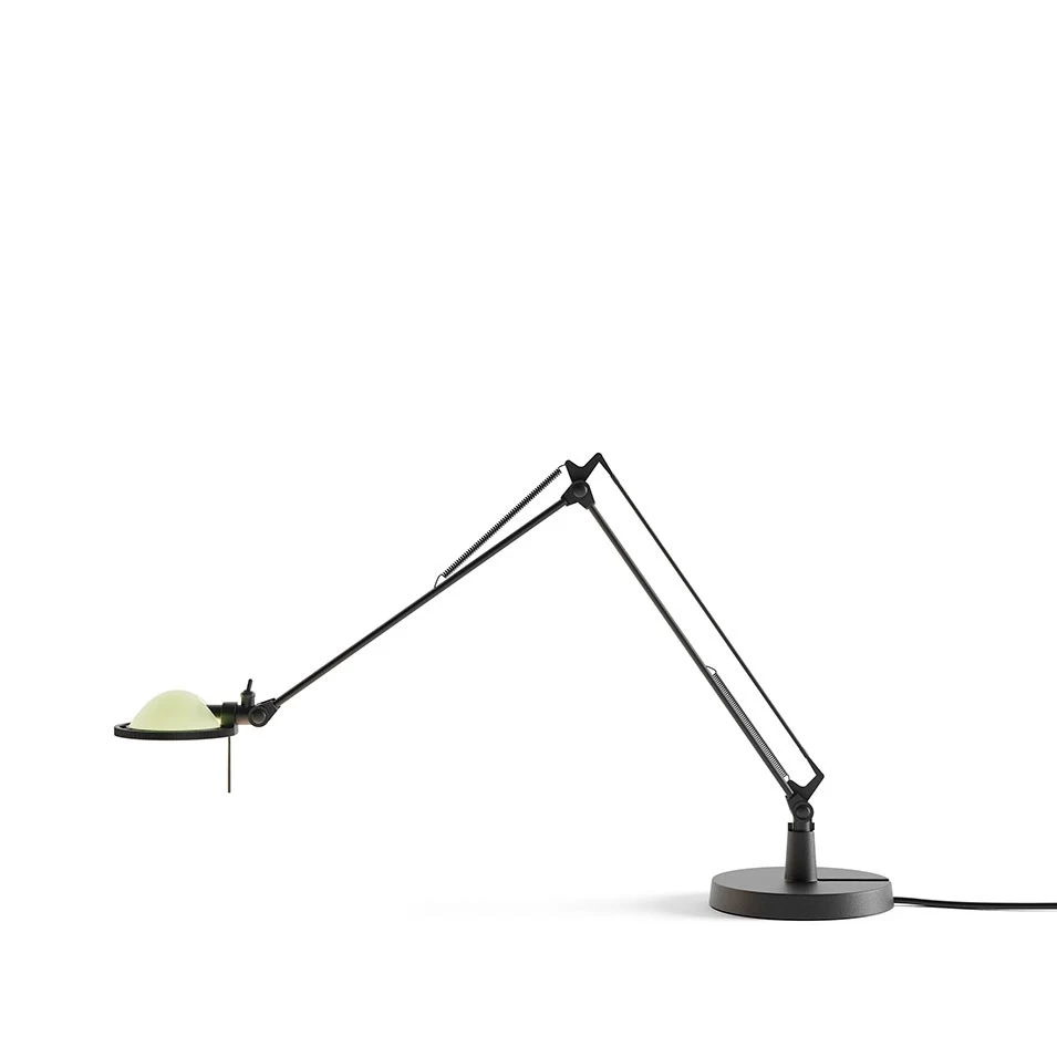 Berenice ramiona 30+30 cm - Luceplan - lampa stołowa – kolor Czarny (nr kat. LP-D12NPI-ARMS-30-30-CM-BLACK-SA)