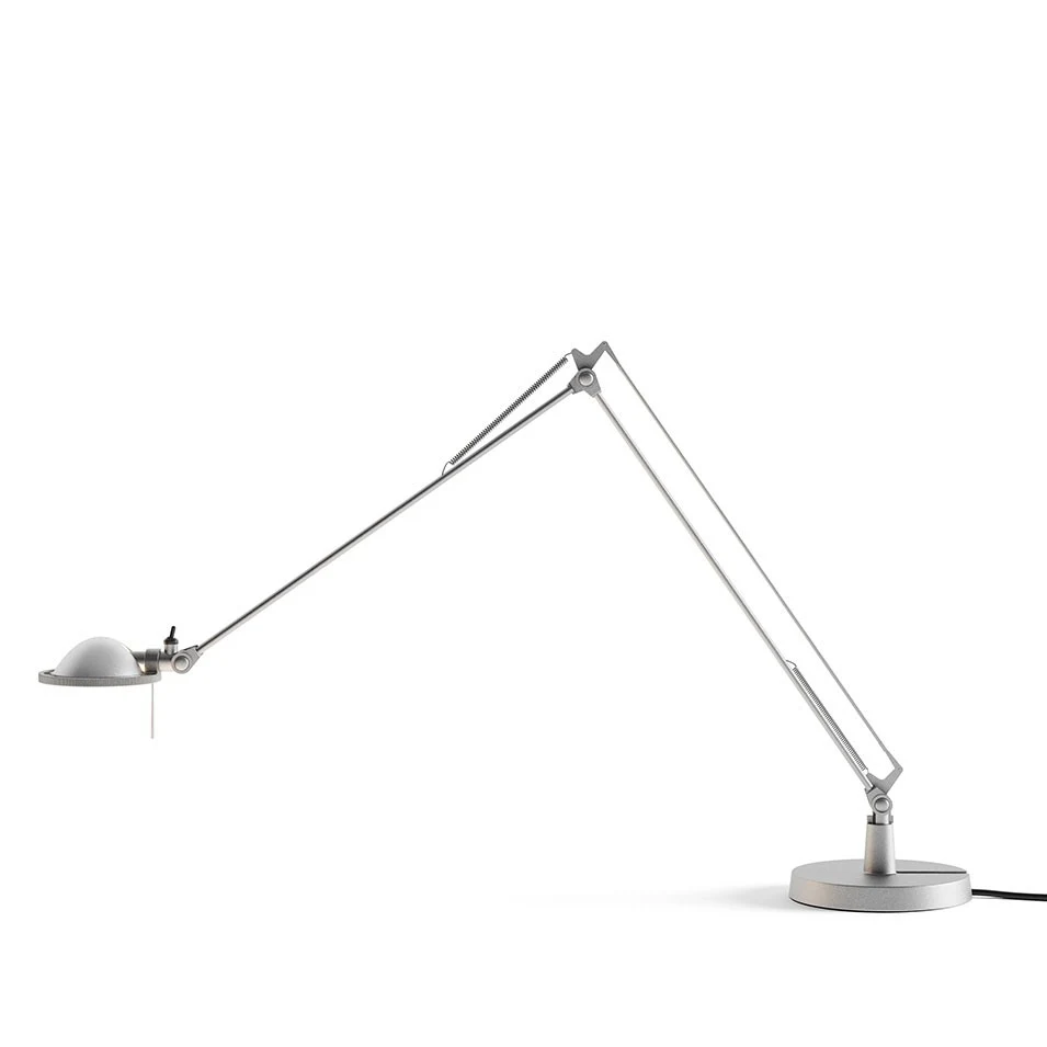 Berenice ramiona 45+45 cm - Luceplan - lampa stołowa – kolor Aluminium (nr kat. 1D120=00N020)
