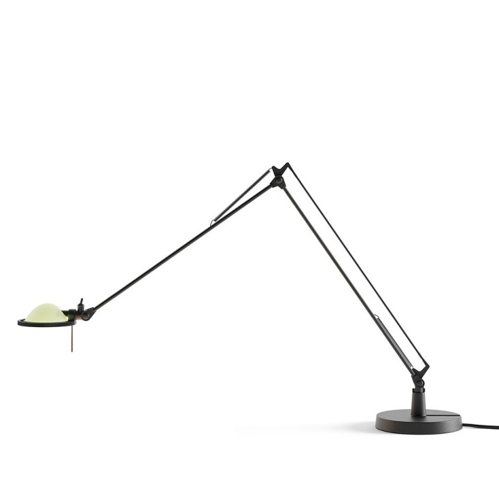 Berenice ramiona 45+45 cm - Luceplan - lampa stołowa – kolor Czarny (nr kat. LP-D12N-ARMS-45-45-CM-BLACK-SAGE)