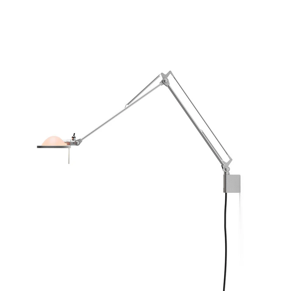 Berenice ramiona 30+30cm - Luceplan - kinkiet – kolor Aluminium (nr kat. LP-D12NAPI-ARMS-30-30CM-ALU-PINK)