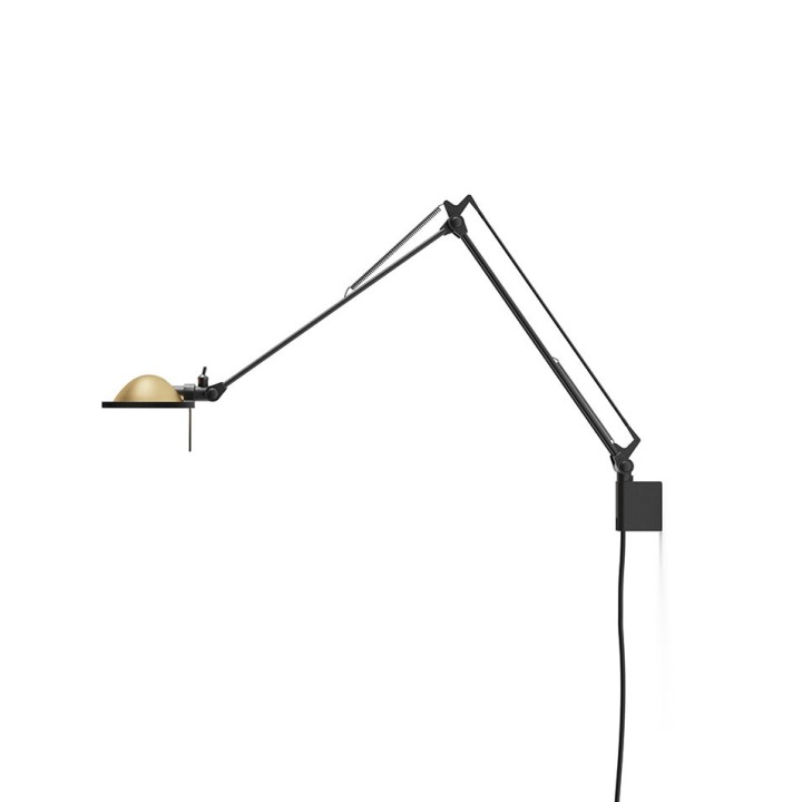 Berenice ramiona 30+30cm - Luceplan - kinkiet – kolor Czarny (nr kat. LP-D12NAPI-ARMS-30-30CM-BLACK-BR)