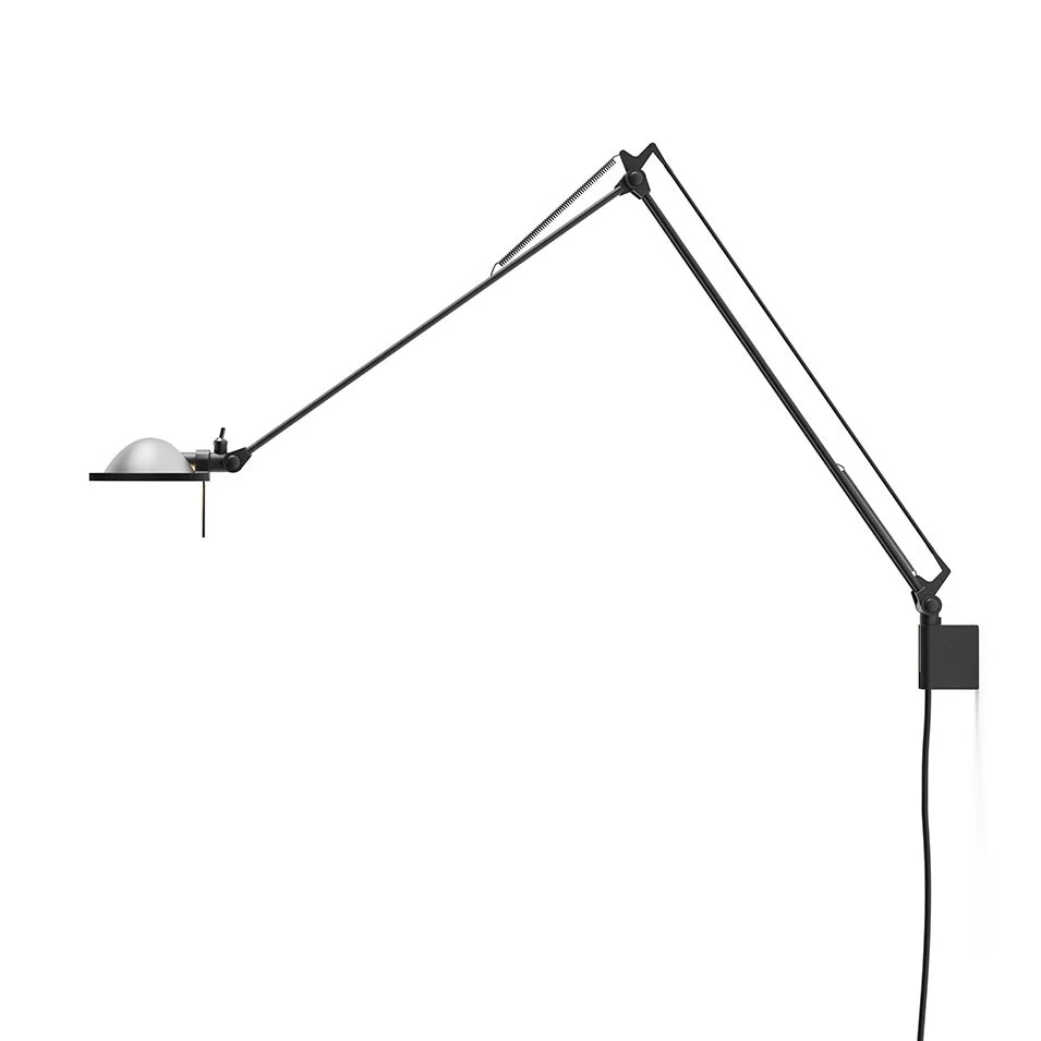 Berenice ramiona 45+45cm - Luceplan - kinkiet – kolor Czarny (nr kat. LP-D12NA45-ARMS-45-45CM-BLACK-AL)