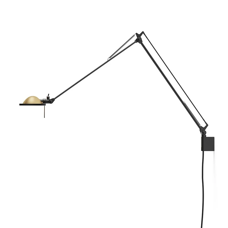 Berenice ramiona 45+45cm - Luceplan - kinkiet – kolor Czarny (nr kat. LP-D12NA45-ARMS-45-45CM-BLACK-BR)