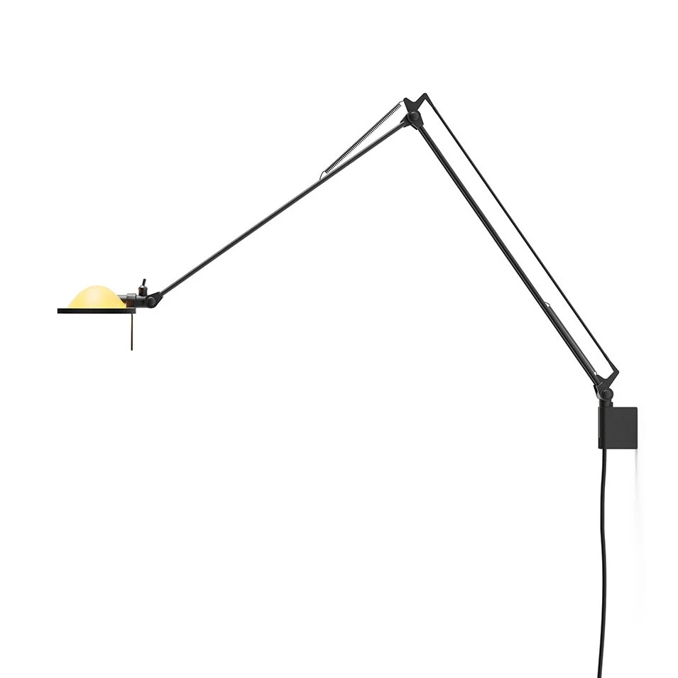 Berenice ramiona 45+45cm - Luceplan - kinkiet – kolor Czarny (nr kat. LP-D12NA45-ARMS-45-45CM-BLACK-YE)