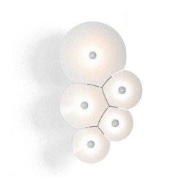 Bulbullia 5 kloszy - Luceplan - lampa sufitowo-ścienna