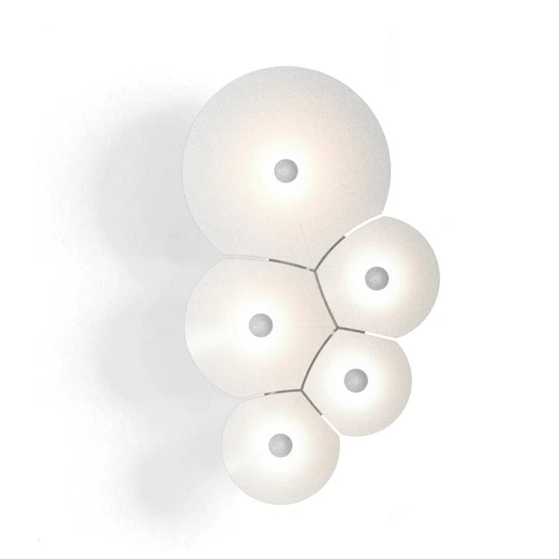 Bulbullia 5 kloszy - Luceplan - lampa sufitowo-ścienna