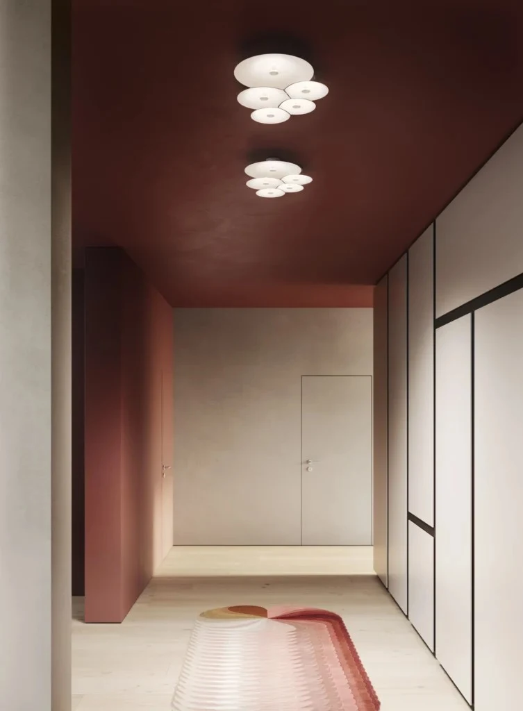 Bulbullia 5 kloszy - Luceplan - lampa sufitowo-ścienna – zdjęcie 3
