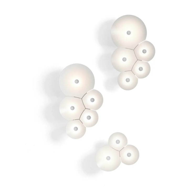 Bulbullia 5 kloszy - Luceplan - lampa sufitowo-ścienna – zdjęcie 4