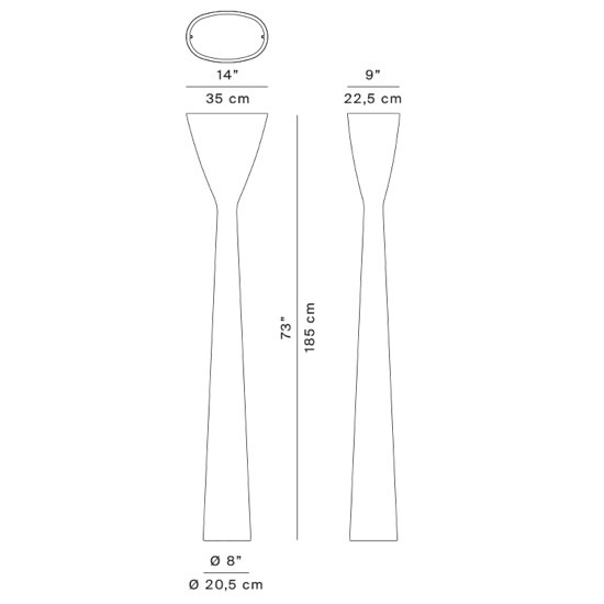 Carrara - Luceplan - lampa podłogowa – zdjęcie 5