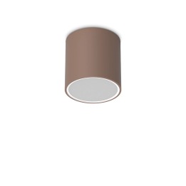 Techo PL1 Round D15 - Ideal Lux - plafon zewnętrzny – kolor Kawowy (coffee) (nr kat. 342696)