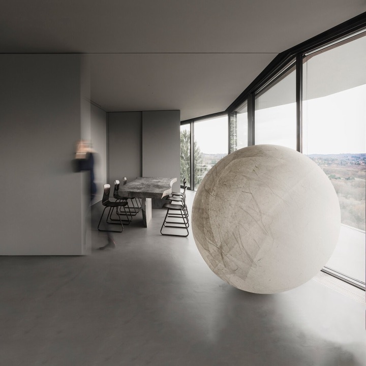 Moon 80 F - Davide Groppi - lampa podłogowa – zdjęcie 5