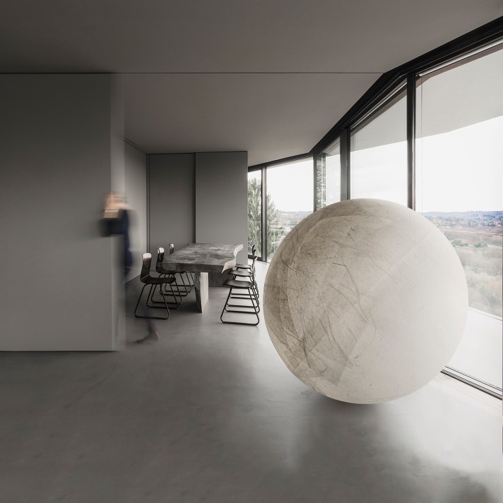 Moon 120 F - Davide Groppi - lampa podłogowa – zdjęcie 2