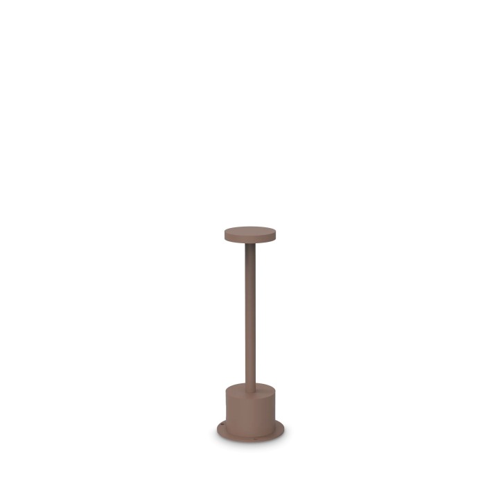 Toffee PT D080 H025 - Ideal Lux - lampa stojąca zewnętrzna – kolor Kawowy (coffee) (nr kat. 347752)