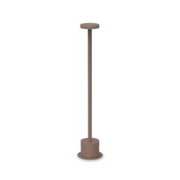 Toffee PT D080 H050 - Ideal Lux - lampa stojąca zewnętrzna – kolor Kawowy (coffee) (nr kat. 347783)
