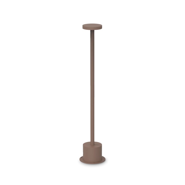Toffee PT D080 H050 - Ideal Lux - lampa stojąca zewnętrzna – kolor Kawowy (coffee) (nr kat. 347783)